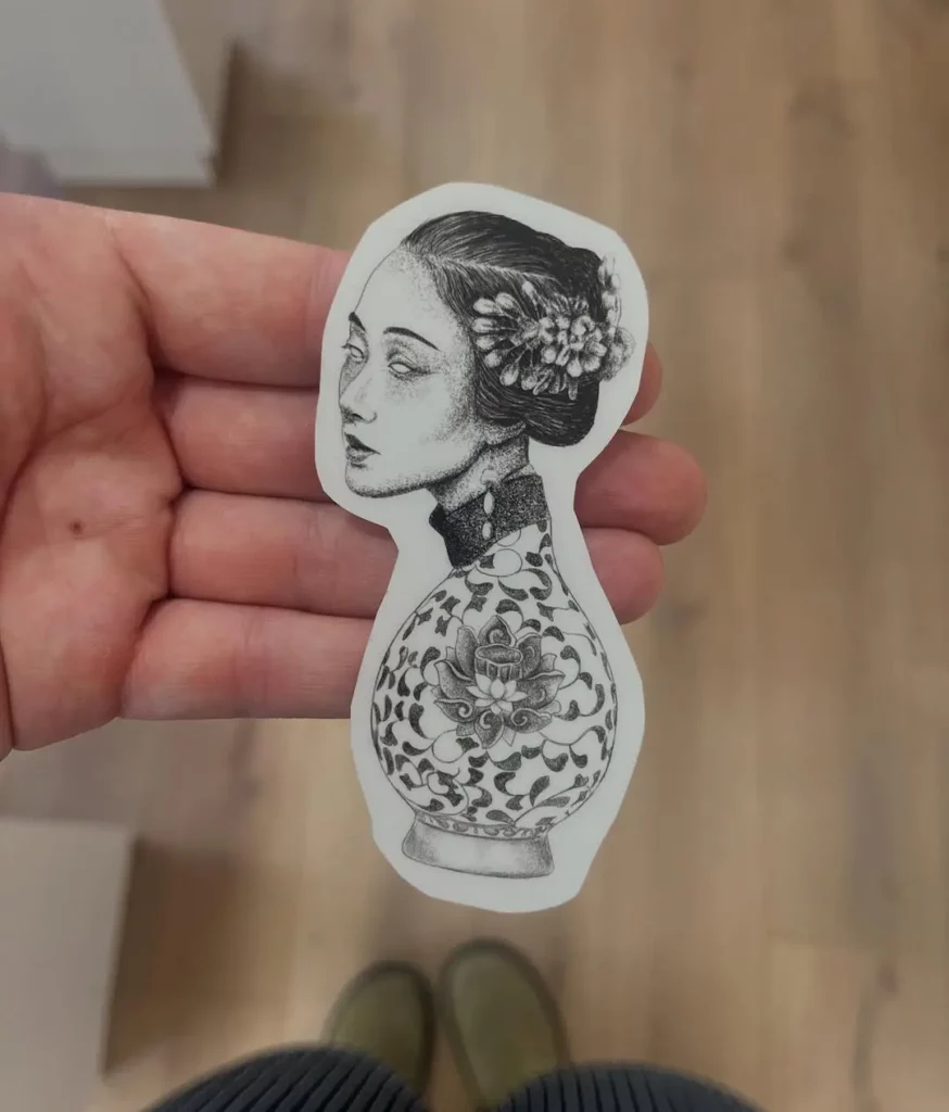 Photo de bouteilles d'encres pour tatouage