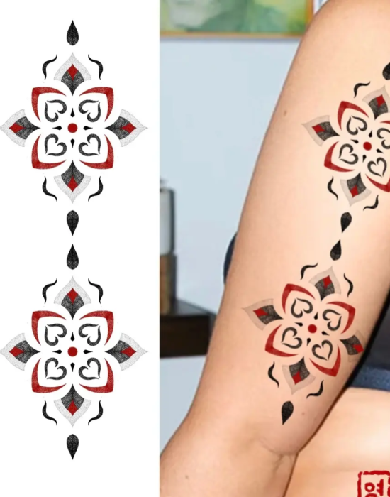 Flash ornemental d'inspiration coréenne gris