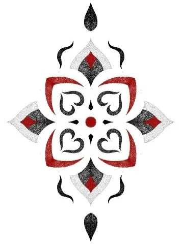 Flash rouge d'inspiration coréenne